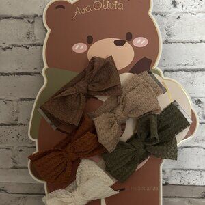 Ava Olivia Set Of 5 Baby Headbands NWT